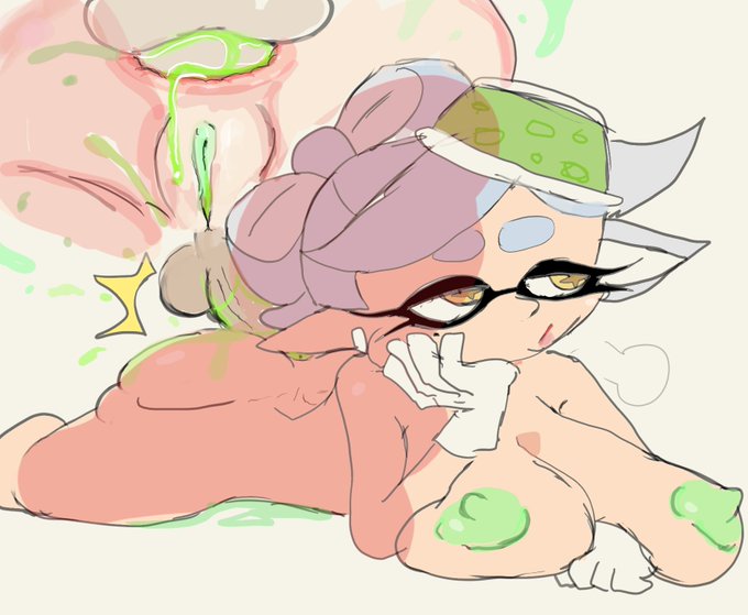1boy, 1girls, anal, disinterested, female, forbiddenchees8, male, marie (splatoon), nintendo, prone bone, splatoon, tagme