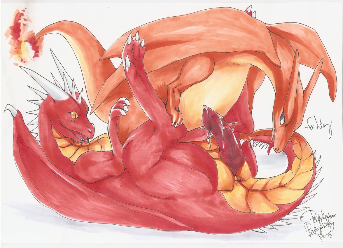 2008 charizard dragon furry game_freak male male_only nintendo no_humans pokemon pokemon_(species) pokemon_rgby purplekecleon source_request straight_hair white_background