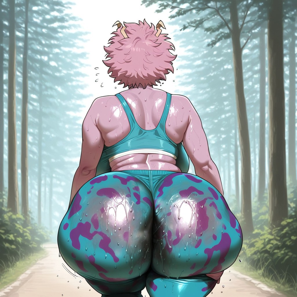 1girls, ai assisted, ai generated, ass, big ass, big breasts, breasts, civitai, female, female only, huge ass, jogging, kalagod, massive breasts, mina ashido, musk, my hero academia, solo, steam, sweat, tagme, thick thighs, wide hips