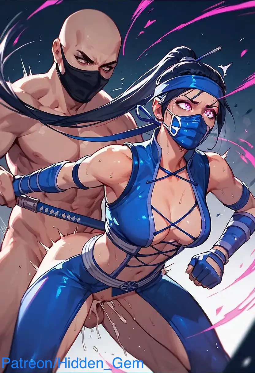 ai_assisted ai_generated cum cum_in_pussy cum_inside defeated defeated_heroine doggy_style fighting_stance from_behind from_behind_position hidden_gem hypnosis hypnotic_eyes kitana kitana_(mk11) kitana_(mk9) kitana_(new_era) mind_control patreon patreon_username vaginal_fluids vaginal_insertion vaginal_penetration vaginal_sex