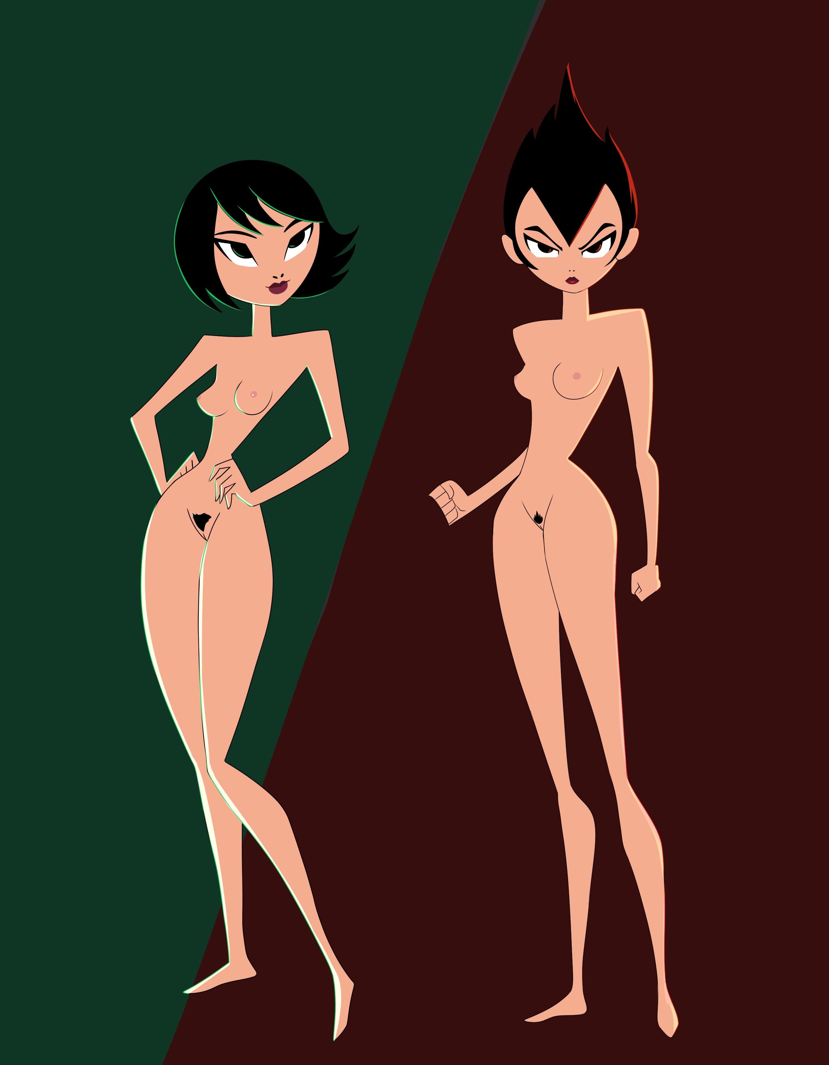 1girls, 2d, accurate art style, ashi (samurai jack), asian, asian female, black hair, breasts, cartoon, cartoon network, cartoony, different poses, durdevul, female, female only, medium breasts, nipples, nude, official style, pussy, samurai jack, skinny, small breasts, solo