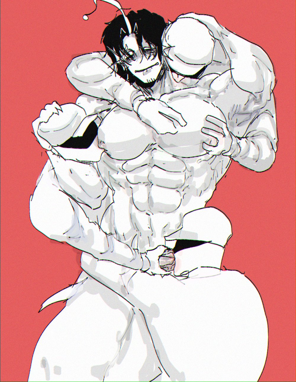 1monster, 2025, 2d, 2d (artwork), 2d artwork, 3 eyes, 3humans, 4boys, 4males, abs, bara, clothed, digital, digital art, digital drawing, digital drawing (artwork), digital media, digital media (artwork), ear fins, face shadow, foursome, gay, gay oral, gay orgy, gay sex, groping pecs, human, human male, human on monster, licking neck, lure (anatomy), male, male harem, male human, male human/male monster, male on male, male only, male with male, male/male/male/male, merfolk, merman, monster, monster/human, multi eye, multiple boys, multiple males, muscular, muscular male, naked, nohomoexpress, nude, one color background, oral, oral sex, orgy, pec grab, pec sucking, pecs, penis, penis in mouth, pressure (roblox), red background, roblox, roblox game, sebastian solace, shaded face, shadow face, shadowed face, short hair, solid color background, sucking nipple, touching pecs, twitter link, yaoi
