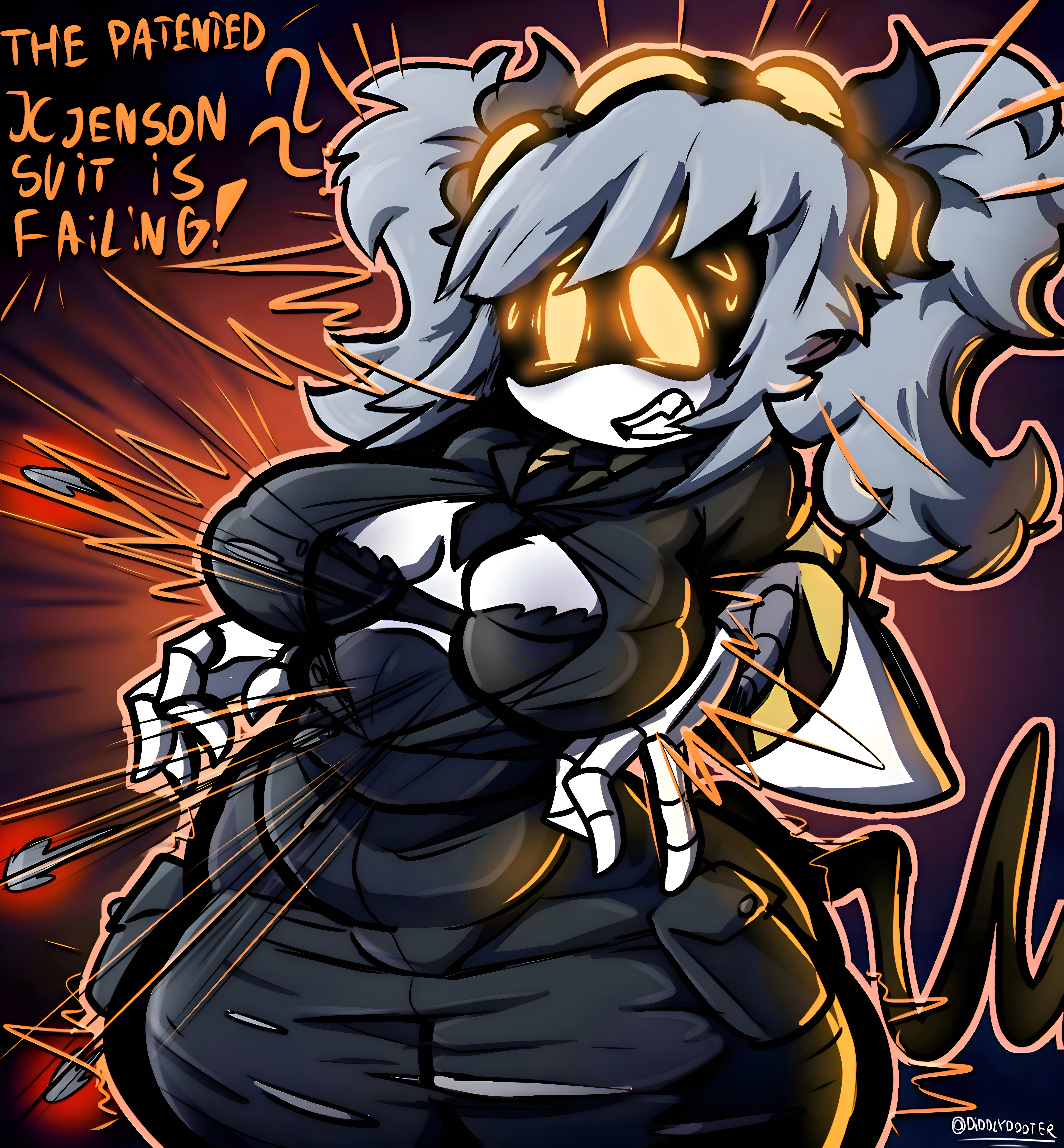 1girls, bra, breasts, diddlydooter1, female, female only, j (murder drones), murder drones, tagme, thighs