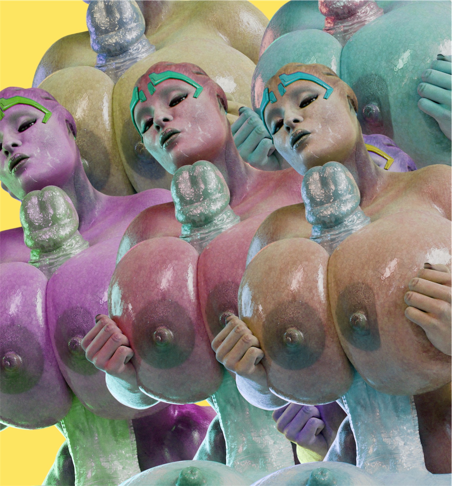 -ai assisted, 1futa, 1girls, 3d, 5futas, 5girls, alien, asari, big breasts, blue skin, bolt on tits, breast implants, breasts, color edit, colored skin, commander shepard, edit, enhanced breasts, erection, fake breasts, female, femshep, futa on female, futanari, futashep, gigantic breasts, gigantic penis, huge breasts, intersex, intersex/female, invdia3d, mass effect, multiple females, multiple futa, multiple girls, nipples, paizuri, penis, rigid3d, samara, silicone, silicone implants