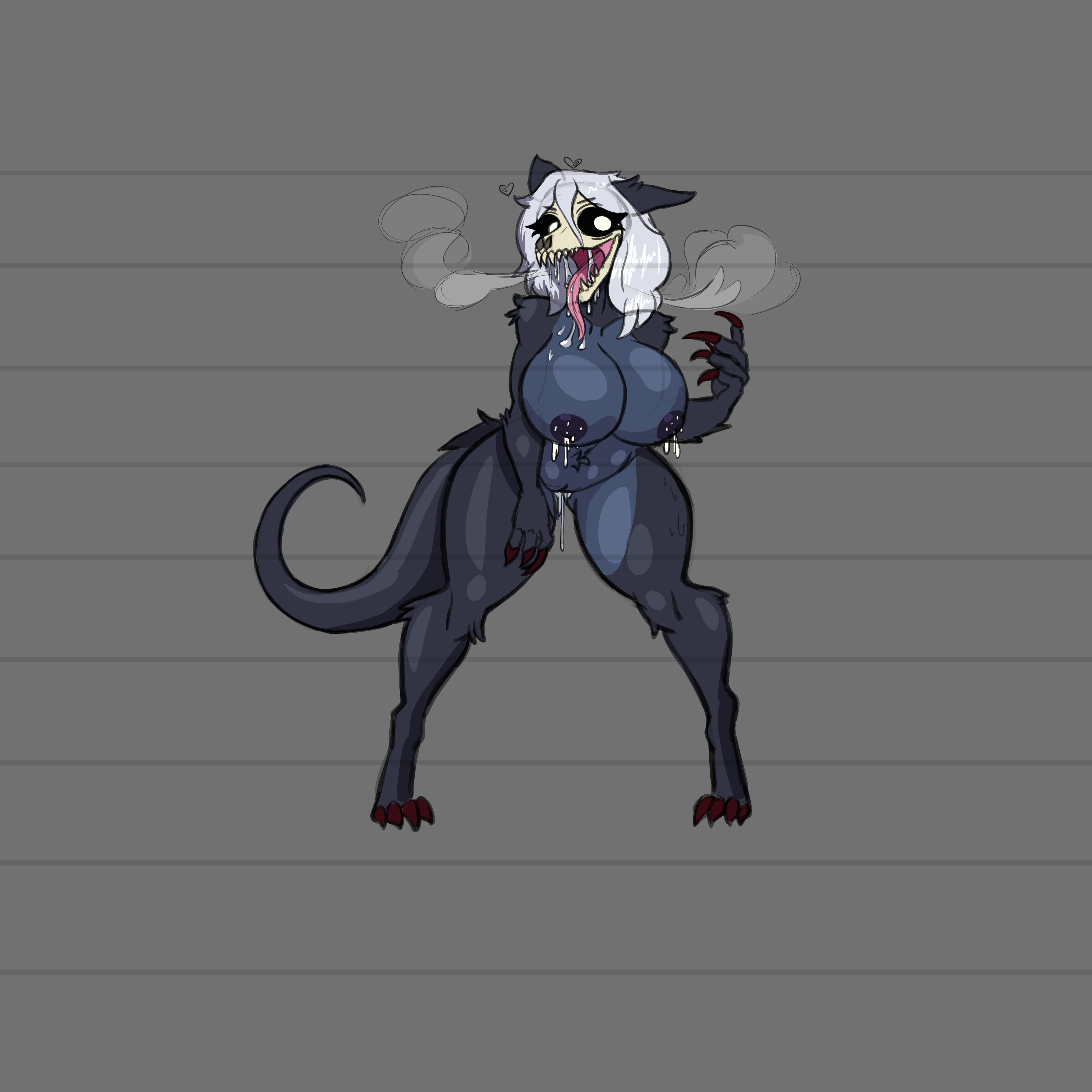 1girls, arsfromnowhere (artist), ass, big breasts, breasts, female, female focus, female only, furry, gigantic breasts, huge bgeasts, long nails, mal0, malo, milk, monster, monster girl, nightmare waifu, scp, scp foundation, scp-1471, scp-1471-a, sketch, skull, skull head, skull mask, solo, solo female, thick, thick ass, uncensored