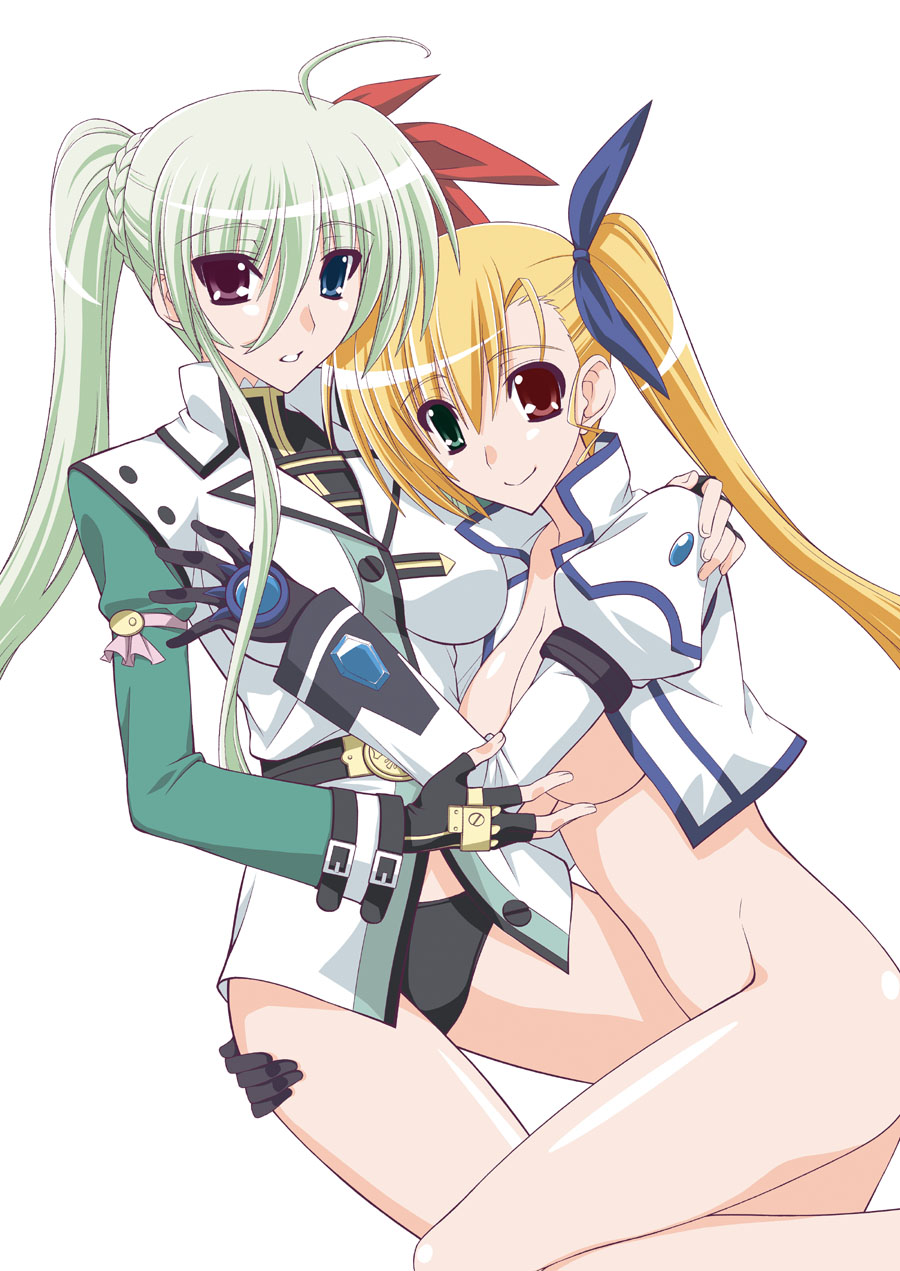 einhart_stratos mahou_shoujo_lyrical_nanoha mahou_shoujo_lyrical_nanoha_vivid tagme vivio_takamachi