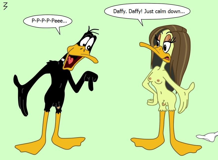 3pac daffy_duck futa_with_male futanari intersex looney_tunes small_penis soft_feathers the_looney_tunes_show tina_russo