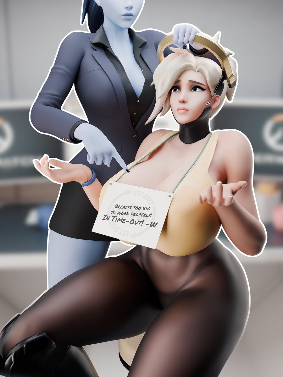 2girls 3d activision amelie_lacroix angela_ziegler big_ass big_breasts blizzard_entertainment blonde_hair blue-skinned_female breasts bust busty chest colored_skin curvaceous curvy curvy_figure female female_focus hips hourglass_figure huge_ass huge_breasts large_ass large_breasts legs light-skinned_female light_skin mature mature_female mercy overwatch overwatch_2 purple-skinned_female purple_hair rhywlad slim_waist thick thick_hips thick_legs thick_thighs thighs top_heavy voluptuous waist wide_hips widowmaker