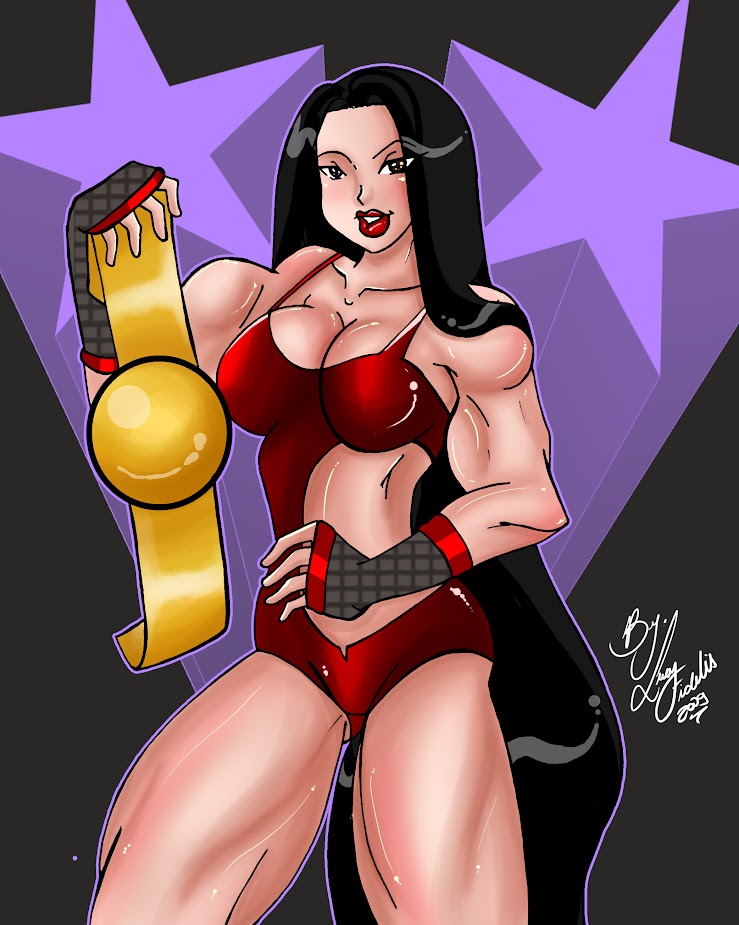 1female 1girls 2009 artist_name artist_signature ass_visible_through_thighs big_boobies big_breasts big_breasts big_breasts big_thighs big_titties black_hair breasts breasts breasts brown_eyes brown_eyes_female championship_belt cleavage commission commission_art digital_art digital_drawing_(artwork) digital_media digital_media_(artwork) digital_painting_(artwork) female female_focus female_human female_only female_solo fingerless_gloves gloves gloves_only gold_(metal) grey_background holding holding_object hourglass_figure hourglass_figured_female infinitesilence long_black_hair long_hair long_hair_female looking_at_another looking_pleasured muscular muscular_arms muscular_ass muscular_female muscular_legs muscular_thighs one-piece_swimsuit original original_character red_lips red_lipstick red_one-piece_swimsuit round_boobies round_boobs round_breasts round_tits round_titties shiny shiny_breasts shiny_hair shiny_skin shiny_thighhighs shiny_thighs solo solo_female solo_focus stars thick thick_hair thick_hips thick_legs thick_lips thick_thighs thigh_gap thigh_highs thighhighs thighs thighs_bigger_than_head thighs_bigger_than_torso title_belt titties vince3 watermark wrestler wrestling wrestling_belt wrestling_femdom