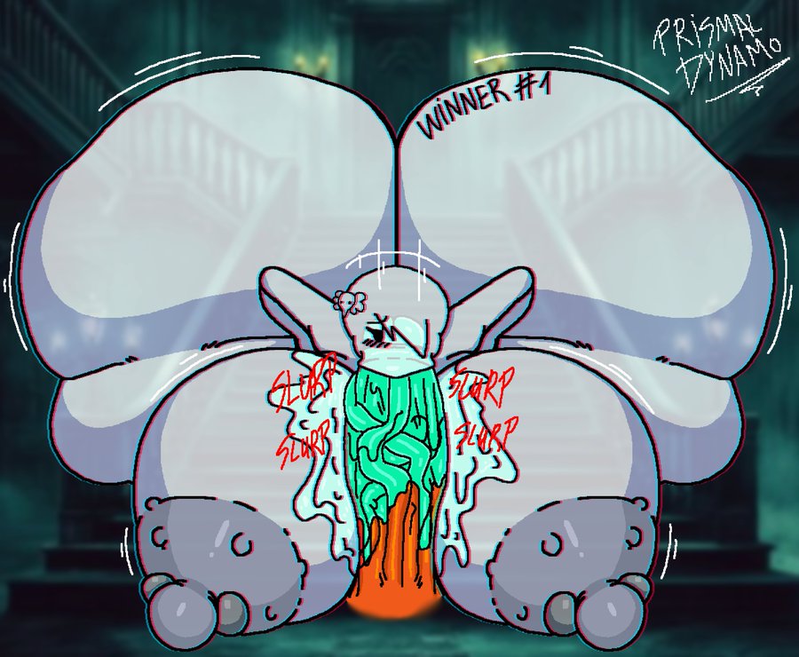 2025, aged up, ass, big ass, big breasts, blowjob, blowjob face, blowjob only, boobs and butt pose, breasts, carrie krueger, darwin watterson, digital art, digital media (artwork), disembodied penis, exaggerated anatomy, female, female focus, female on male, ghost, ghost girl, gigantic ass, gigantic breasts, gigantic penis, hyper, hyper ass, hyper breasts, hyper butt, hyper genitalia, hyper nipples, hyper penis, male, massive ass, massive breasts, offscreen character, oral, oral penetration, oral sex, penis, prismal dynamo, saliva, saliva trail, slurp, tawog, the amazing world of gumball, thicc