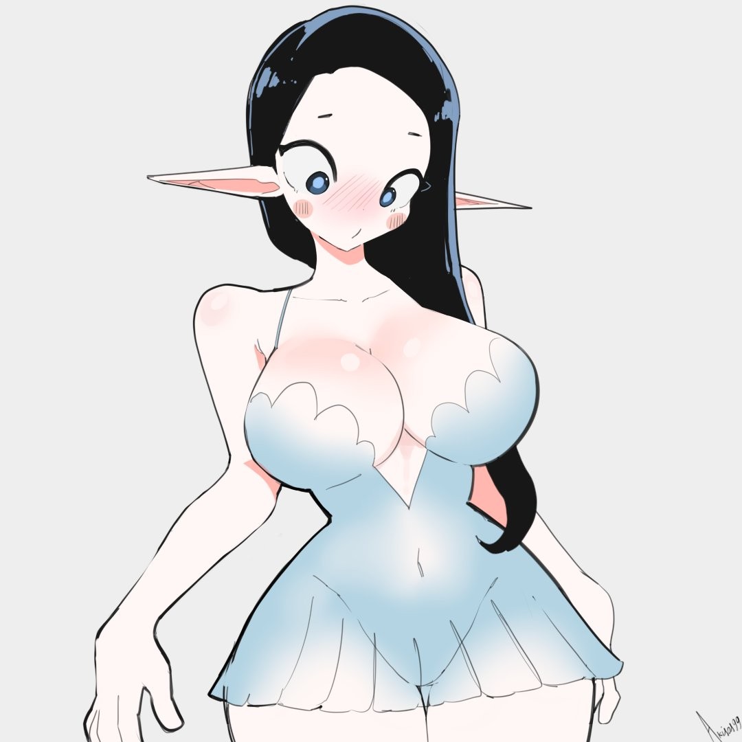 1girl 1girls akisas99 background big_boobs big_breasts black-haired_female black_eyebrows black_hair blank_background blue-eyed_female blue_clothes blue_dress blue_eyes blue_outfit blue_topwear breasts busty busty_female busty_girl clothes curvaceous curvaceous_body curvaceous_female curvaceous_figure curvaceous_hips curvy curvy_body curvy_female curvy_figure curvy_hips dark_hair dress eye-level_view from_front front_view hourglass_figure inguinal_crease inguinal_ligament knees_out_of_frame large_boobs large_breasts lean_figure legs_closed legs_together monotone_background narrow_waist oc one_color_background original original_art original_artwork original_character original_female_character outfit partially_exposed_vulva partially_visible_vulva plain_background slender_body slender_waist slim_female slim_waist solid_color_background thighs_together top_view topwear voluptuous voluptuous_body voluptuous_female voluptuous_figure voluptuous_woman white_background wide_hips