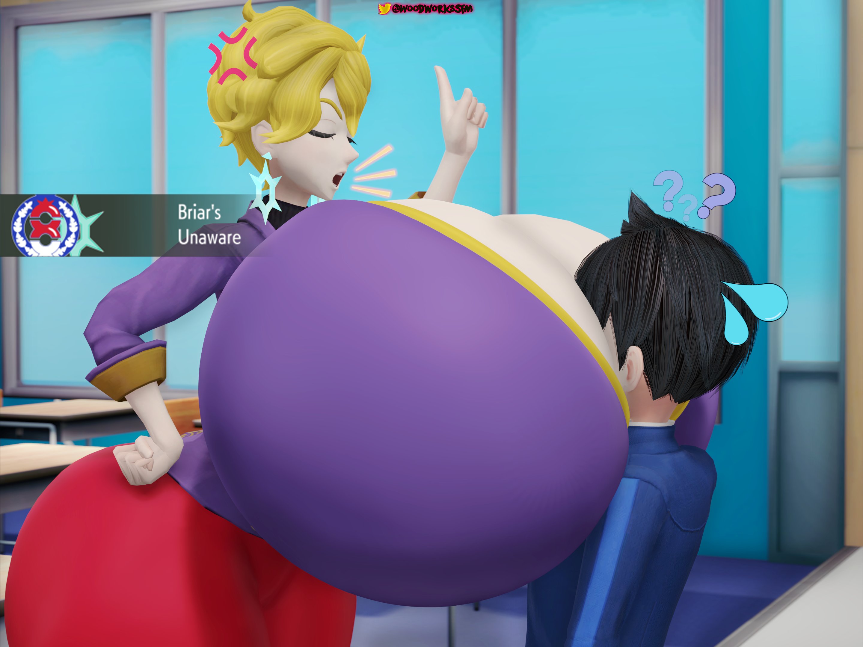 3d, big breasts, breasts, briar (pokemon), florian (pokemon), huge breasts, hyper breasts, oakensfm, pokemon, pokemon sv, woodworksfm