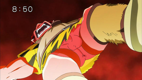 akaoni anus balls clothing dutch_angle edit kosiitai male male_only no_underwear open_mouth penis photoshop pretty_cure red_oni red_skin screencap smile_precure spread_legs uncensored upskirt