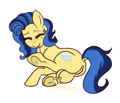 anus big_crotchboobs blue_hair crotchboobs equine female horse milky_way_(character) milky_way_(mlp) milky_way_(oc) my_little_pony original_character pony pussy snapdragon