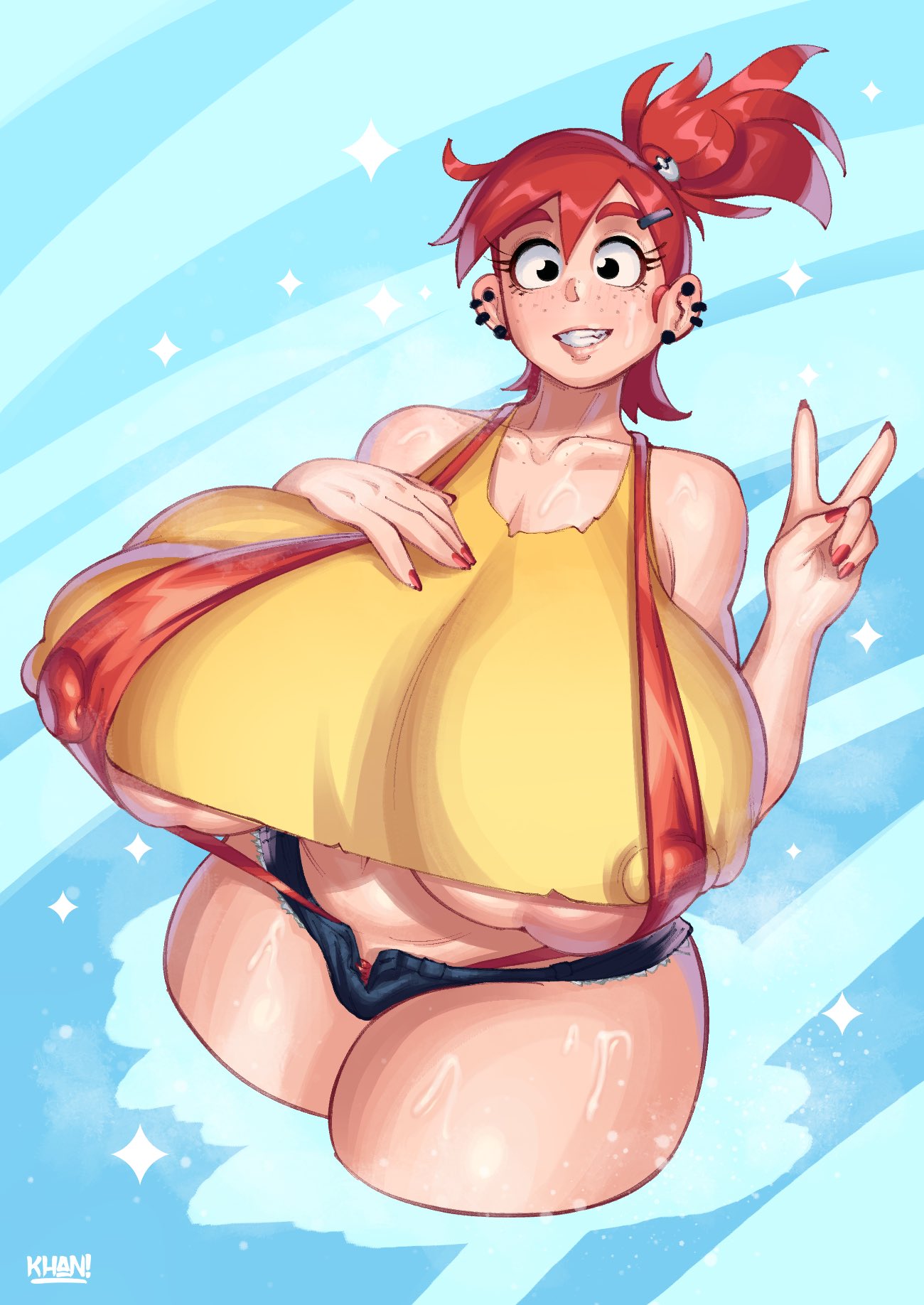 1girls, cosplay, female, female only, flatillustratorkhan, foster's home for imaginary friends, frankie foster, howardk, howardk1999, jpg, khan!, misty (pokemon) (cosplay), solo, solo female, tagme, twitter link