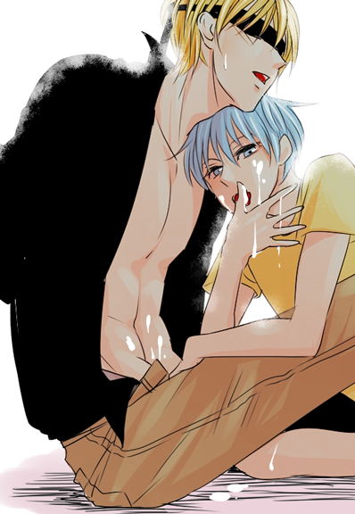 daiki_aomine kuroko's_basketball kuroko_no_basuke male_only ryota_kise