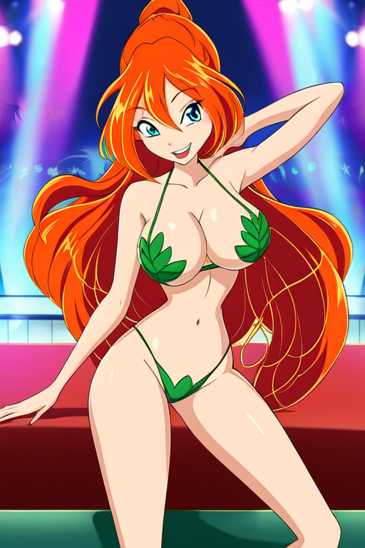 1girls 4kids_entertainment ai_generated bloom_(winx_club) blue_eyes breasts female female_only hourglass_figure large_breasts leaf leaf_bikini leaf_clothing long_hair looking_at_viewer nai_diffusion nickelodeon open_mouth orange_hair partially_clothed partially_clothed_female rainbow_(animation_studio) redhead smile smiling solo solo_female solo_focus stable_diffusion wide_hips winx_club