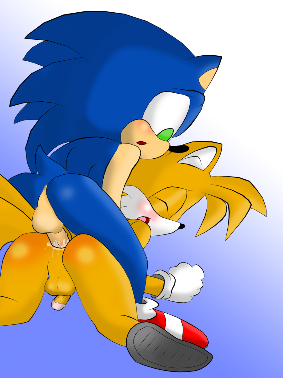 anal_sex back_view balls buggery color cum fox fur furry gay gloves hedgehog interspecies male male_only miles_tails_prower multiple_males no_humans penis sega shoes socks sonic_(series) sonic_the_hedgehog sonic_the_hedgehog_(series) sonic_the_hedgehog_2 tails yaoi