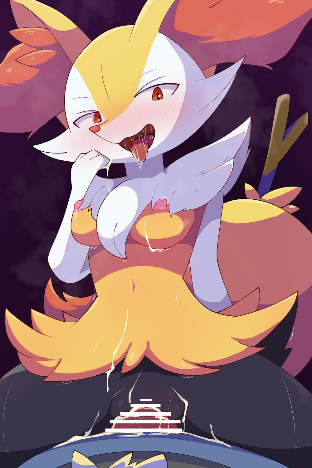 2:3 anthro anthro_on_anthro anthro_penetrated anthro_penetrating anthro_penetrating_anthro areola biped blush braixen breasts censor_bar duo erection female female_penetrated fur generation_6_pokemon genitals hi_res inner_ear_fluff lucario male male/female male_penetrating male_penetrating_female medium_breasts multicolored_body multicolored_fur navel nintendo nipples orange_body orange_fur penetration penile penile_penetration penis pink_areola pink_nipples pokemon pokemon_(species) pussy red_eyes rumine sex tongue tongue_out tuft vaginal_penetration white_body white_fur yellow_body yellow_fur