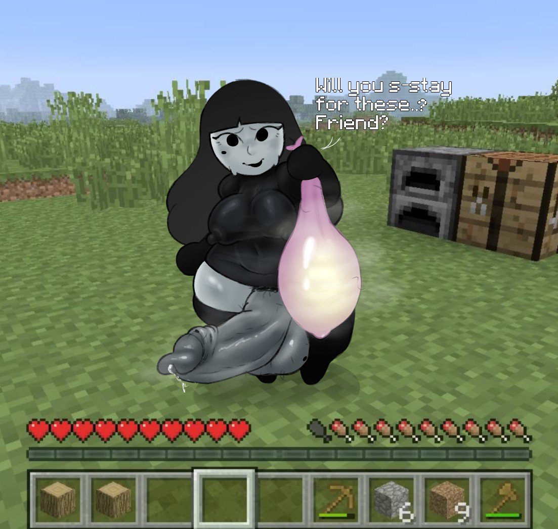 1futa, ava, black eyes, black hair, cock, condom, dick, english text, futanari, genitals, looking at viewer, mapuliart, mcyt, mii, mii maker, minecraft, minecraft youtubers, nintendo, penis, talking, talking to viewer, text, twitter, used condom, youtube