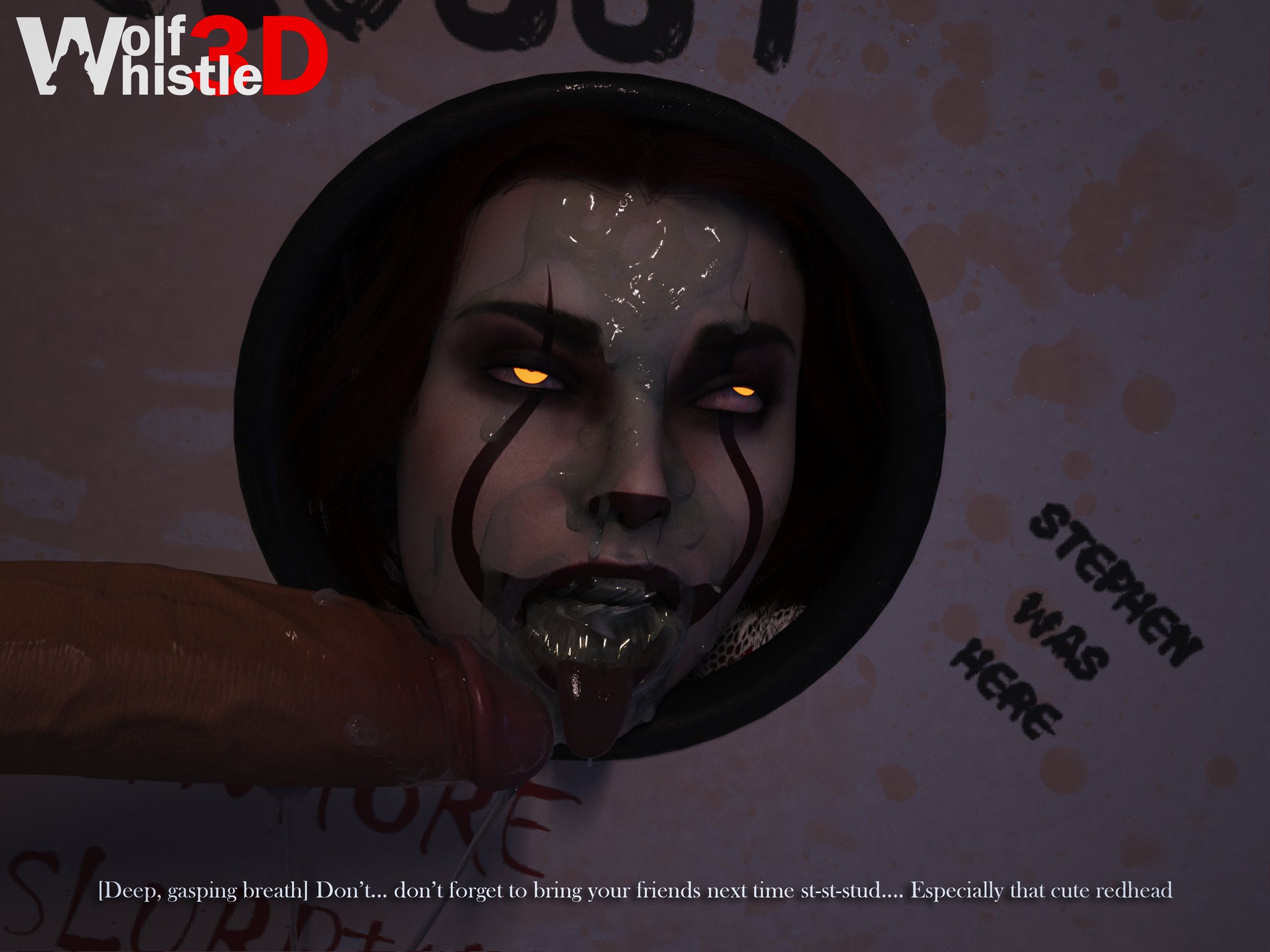 1boy, 1boy1girl, 1girls, 3d, after sex, batman (series), clown, clown girl, crossover, cum, cum in mouth, dc, dc comics, ejaculation, female, harley quinn, harley quinn (arkham), harley quinn (suicide squad game), it, it (stephen king), light skin, light-skinned female, male, male/female, mature, mature female, orgasm, parody, parody porn, pennywise (cosplay), rule 63, stephen king, straight, suicide squad, suicide squad: kill the justice league, wolfwhistle3d