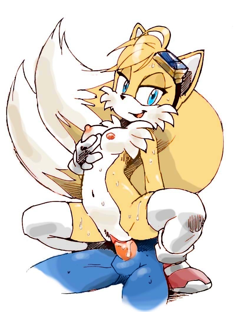 anthro, blue fur, breasts, color, exposed breasts, exposed torso, eyewear, female, footwear, fox, fur, furry, furry breasts, furry tail, gloves, handwear, hedgehog, interspecies, legwear, male, mostly nude, multi tail, orange fur, pussy, rule 63, sega, sex, shoes, socks, sonic (series), sonic the hedgehog, sonic the hedgehog (series), straight, tail, tails, tails the fox, tailsko, twistedterra, vaginal, vaginal penetration, white fur, yellow fur