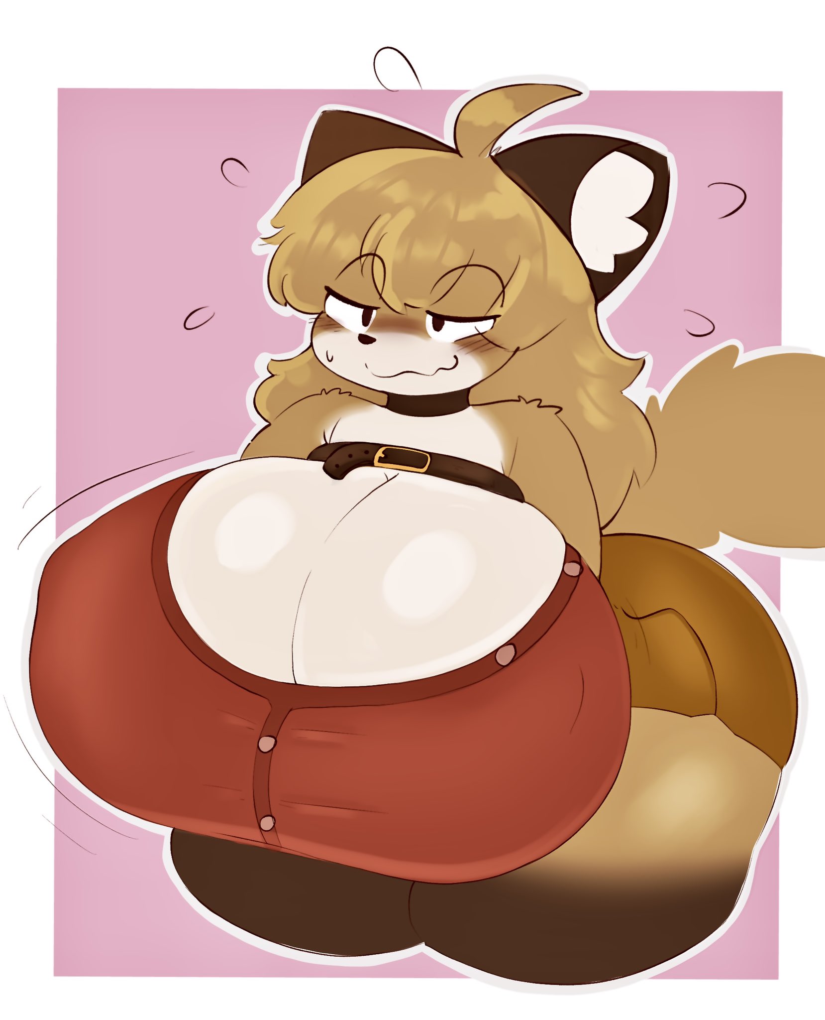 big breasts, breasts, female, fujiko (inazuma kat), furry, huge breasts, inazuma kat, thick thighs, wide hips