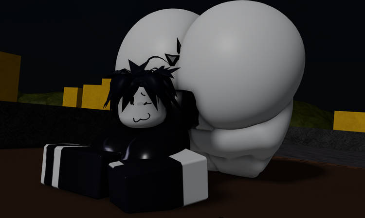 1enby, 1other, 3d, ass, ass bigger than head, bent over, big ass, deviantart, forsaken (roblox), hejehdjekek, huge ass, outdoors, roblox, roblox game, robloxian, solo, tagme, thick thighs, thighs, two time