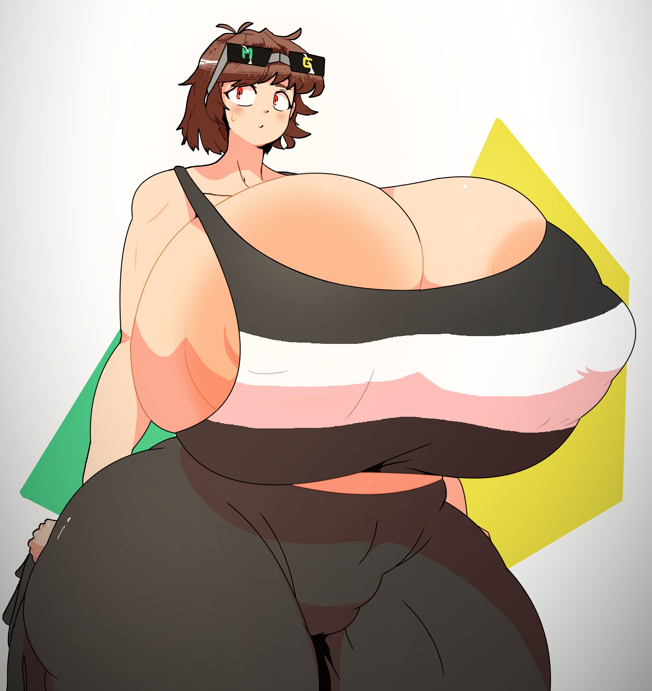 areolae, ass, big pussy, breasts, breasts bigger than head, casual, casual hyper, female, female only, huge ass, huge breasts, hyper, hyper breasts, martin general, nipples visible through clothing, pussy, renniearts00, sole female, tagme, thick thighs, twitter link