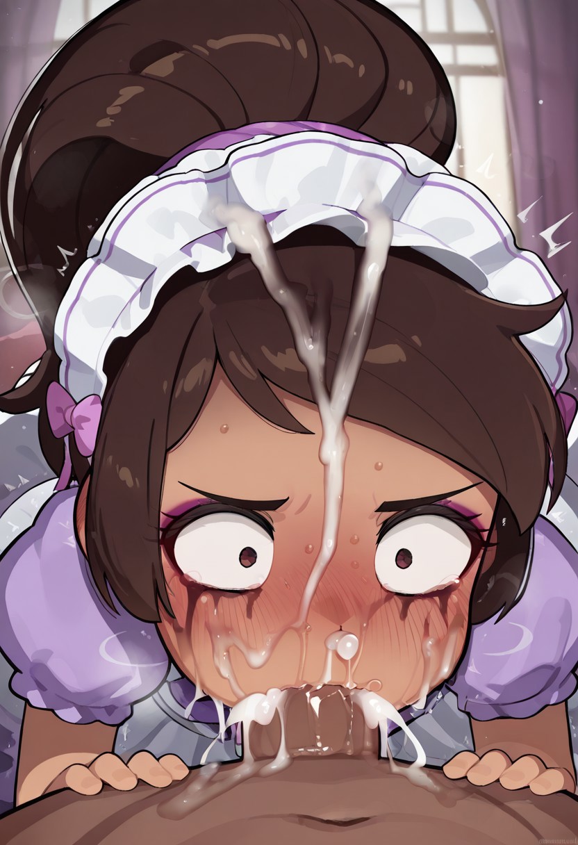 2boys, ai generated, alternate version available, clothed femboy, clothed femboy nude male, cum, cum in mouth, dark skin, dark-skinned dom, dark-skinned femboy, dark-skinned male, dark-skinned sissy, dark-skinned sub, deepthroat, dress, erect penis, erection, eyebrows, eyelashes, fellatio, femboy, gamermoment29091, male, marco diaz, nude, nude male, nude male clothed femboy, oral, oral sex, penis, ponytail, princess marco, runny makeup, sex, sissy, star vs the forces of evil, twink, yaoi