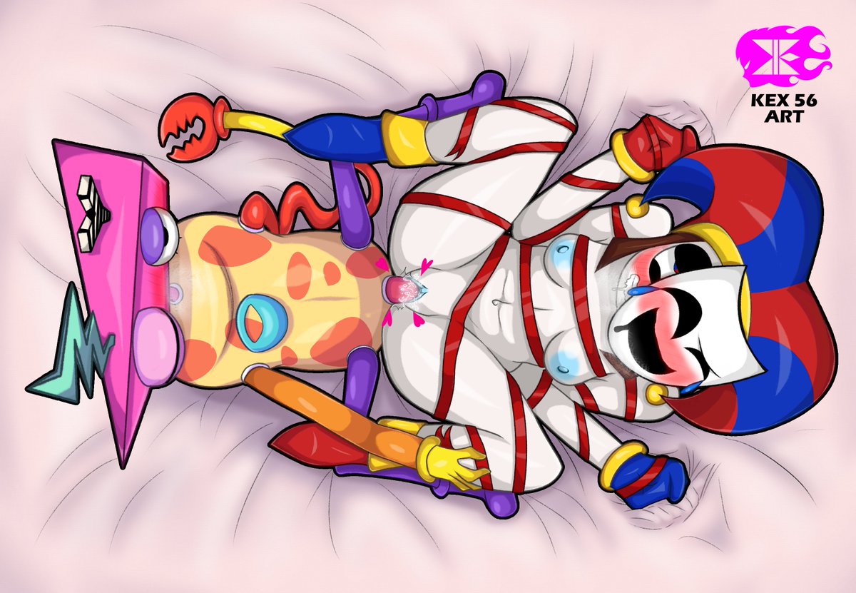 ahe gao, ahegao, ahegao face, amazing digital circus, bed, bedroom, blue nipples, digital drawing (artwork), digital media (artwork), female, futa on female, futa with female, futanari, gangle (tadc), gangle (the amazing digital circus), gangle possession, glitch productions, jester, lesbian, lesbian conversion, lesbian gets dicked, lesbian sex, lesbians, low-angle view, naked, naked female, naked futa, pomni, pomni (tadc), pomni (the amazing digital circus), possession, scissoring, small body, small boobies, small boobs, small breasts, the amazing digital circus, vagina, vaginal, vaginal juices, vaginal penetration, vaginal sex, white skin, yuri, zooble, zooble (episode 1), zooble (tadc), zooble (the amazing digital circus)