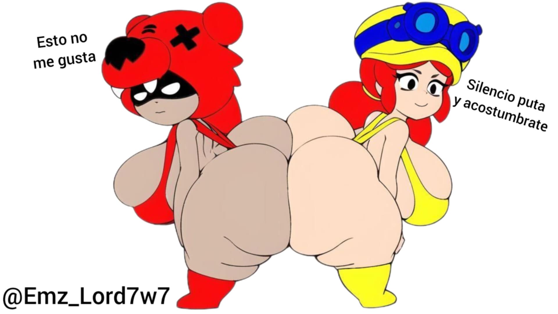 ass, brawl stars, breasts, emz lord, female, jessie (brawl stars), massive ass, massive breasts, nita (brawl stars), queen of brawlstars, thick thighs