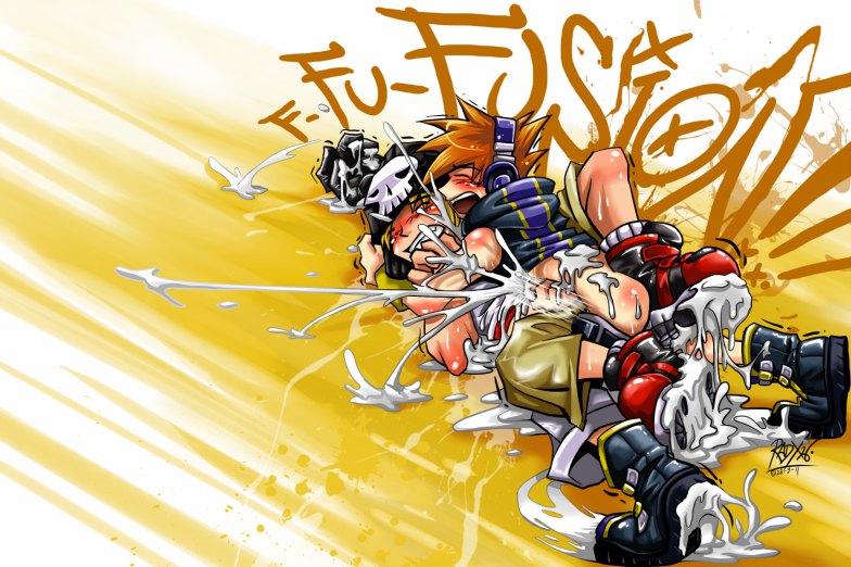 anal beat cum gay male neku_sakuraba the_world_ends_with_you yaoi
