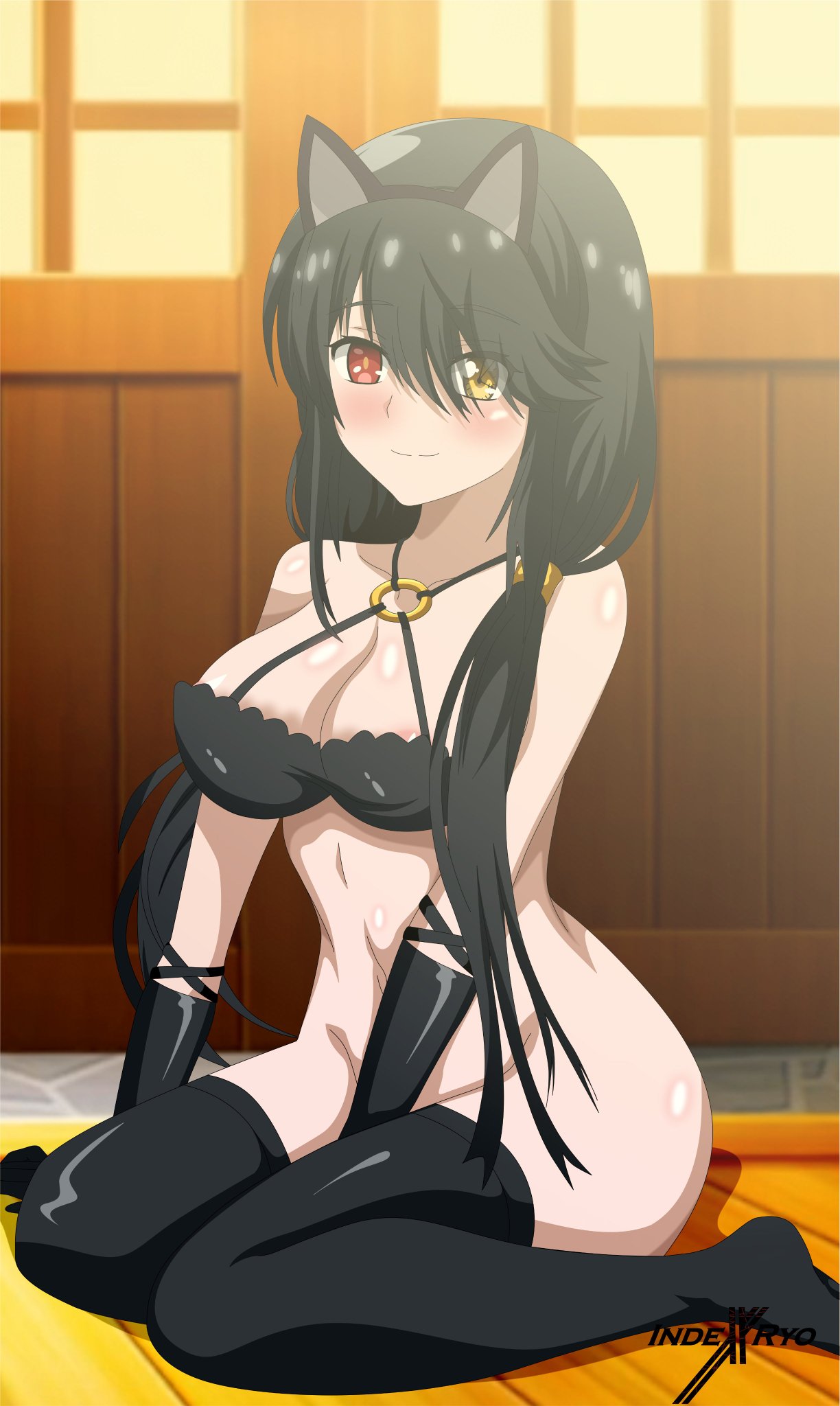 1girl, cat ears, date a live, female, tagme, tokisaki kurumi