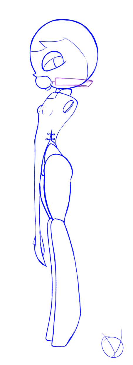 1girls 2d bondage female female_only gag gagged hair humanoid jenny_wakeman machine mechanical my_life_as_a_teenage_robot robot robot_girl robot_humanoid sex_toy sketch smooth_skin solo tagme velenor