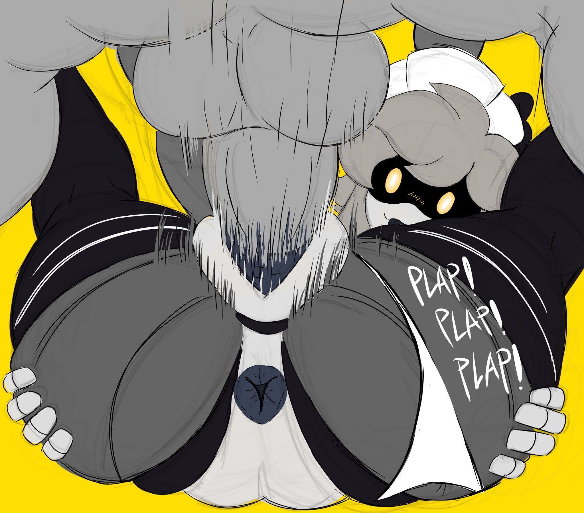 anus, ass, ass focus, cyn (murder drones), fast thrusts, female, hot, maid, maid uniform, male, male/female, mating press, murder drones, murder drones x humans, panties aside, penetration, penile, penile penetration, penis, penis in pussy, plap, plapping, plapping big butt, pussy, spread ass, spread legs, tagme, thesushisensei, tongue out, vagina, vaginal, vaginal penetration, vaginal sex, visible anus, visible pussy, visible underwear