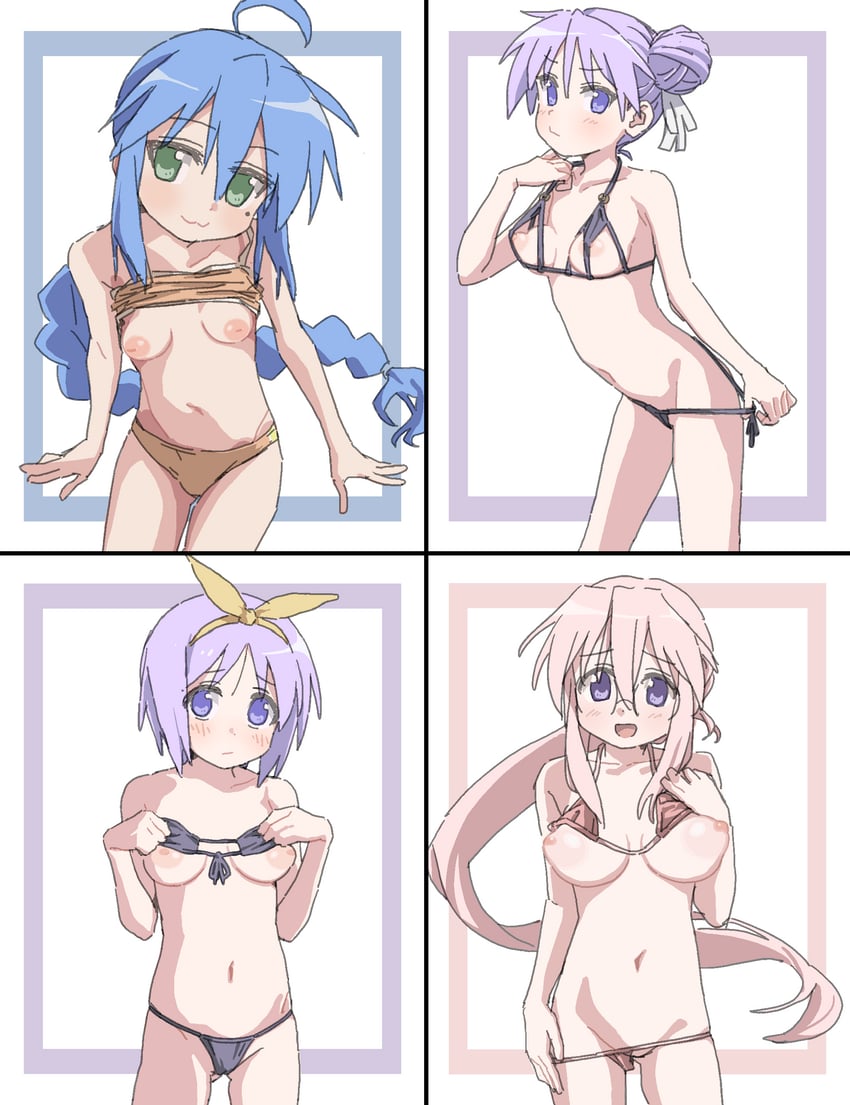 artist_request kagami_hiiragi konata_izumi lucky_star miyuki_takara tagme tsukasa_hiiragi