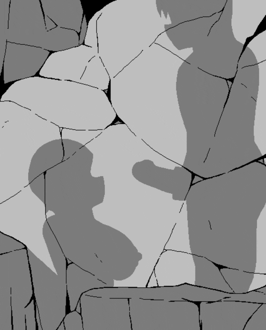 1boy, 1girls, 2d, animated, breasts, cum, cum on face, ejaculation, fukei (jermaneels), huge breasts, jermaneels, male masturbation, masturbation, nipples, penis, pixel animation, pixel art, silhouette, strip rock-paper-scissors - police edition, stroking penis