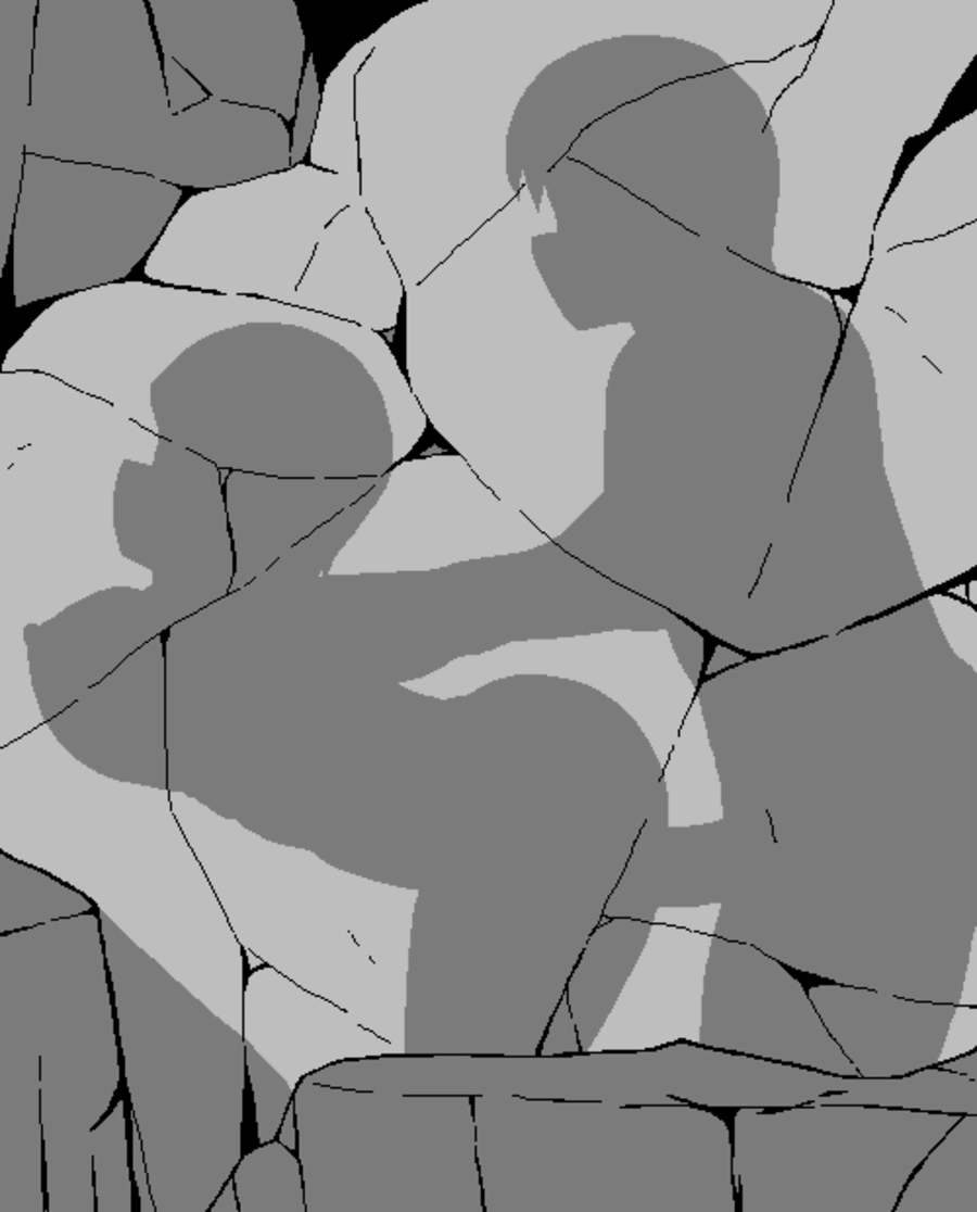1boy, 1girls, 2d, animated, ass, breasts, fukei (jermaneels), huge breasts, jermaneels, loop, looping animation, nipples, penetration from behind, penis, penis in pussy, pixel animation, pixel art, pussy, sex, sex from behind, silhouette, silhouette sex, standing doggy style, strip rock-paper-scissors - police edition, vaginal penetration, waist grab
