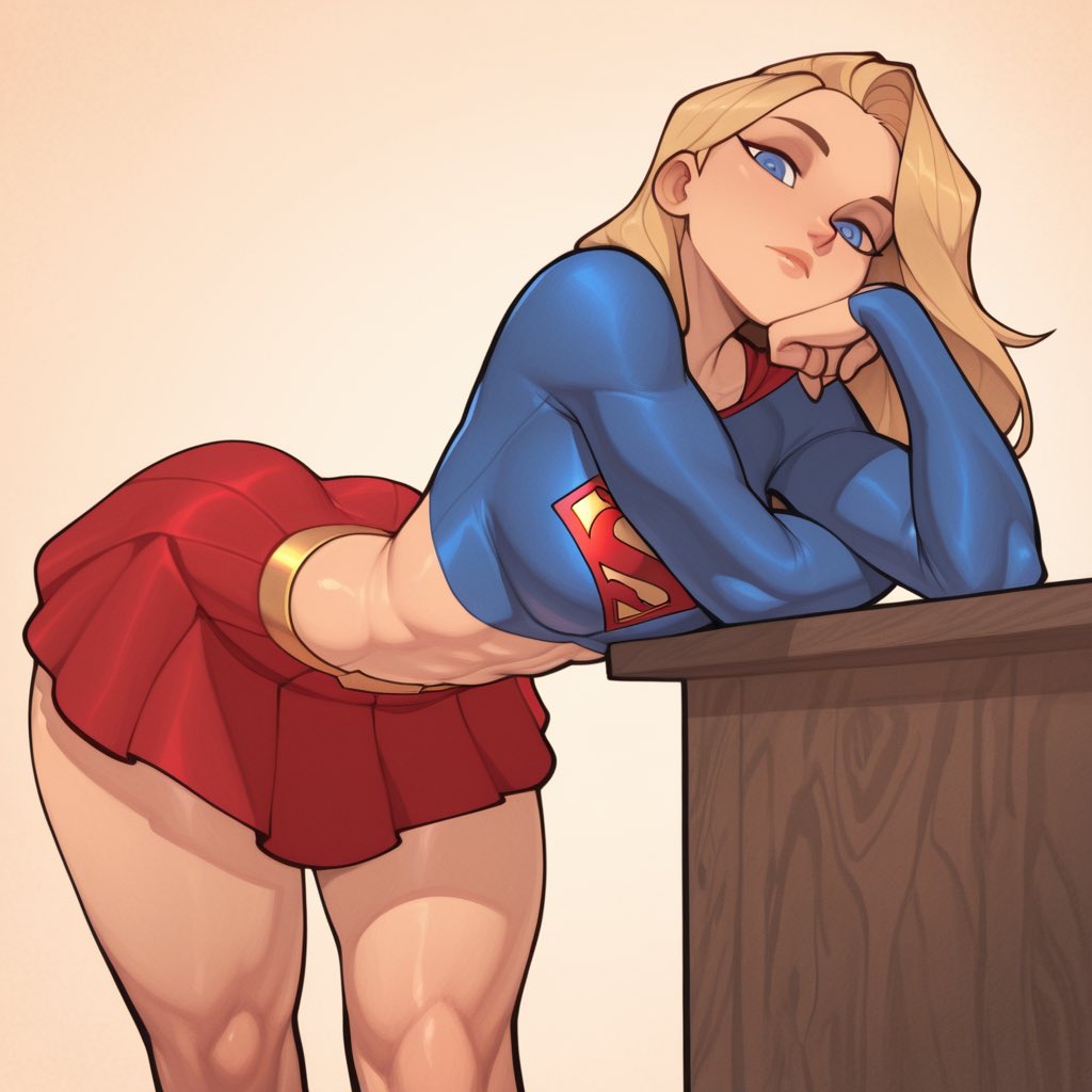 ai generated, female, female only, lazygunn, solo, supergirl, superman (series), tagme