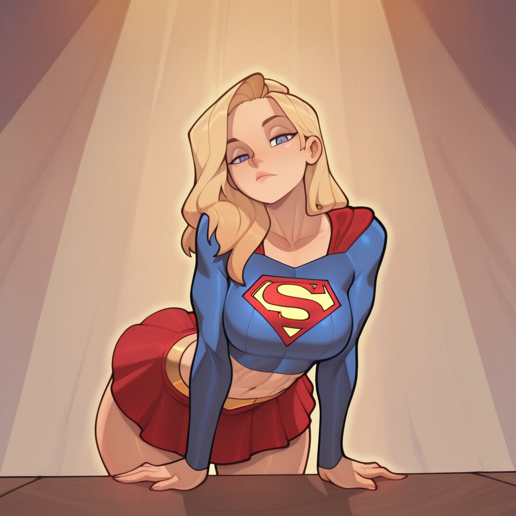 ai generated, female, female only, lazygunn, solo, supergirl, superman (series), tagme