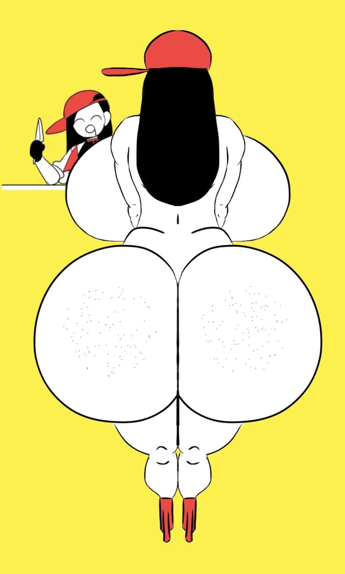 1girls, ass, ass focus, big ass, big breasts, butcher vanity (synthesizer v), female, female only, full body, heels, nude, nude female, qlrightx, rear view, solo, solo female, synthesizer v, tagme, yi xi (synthesizer v)