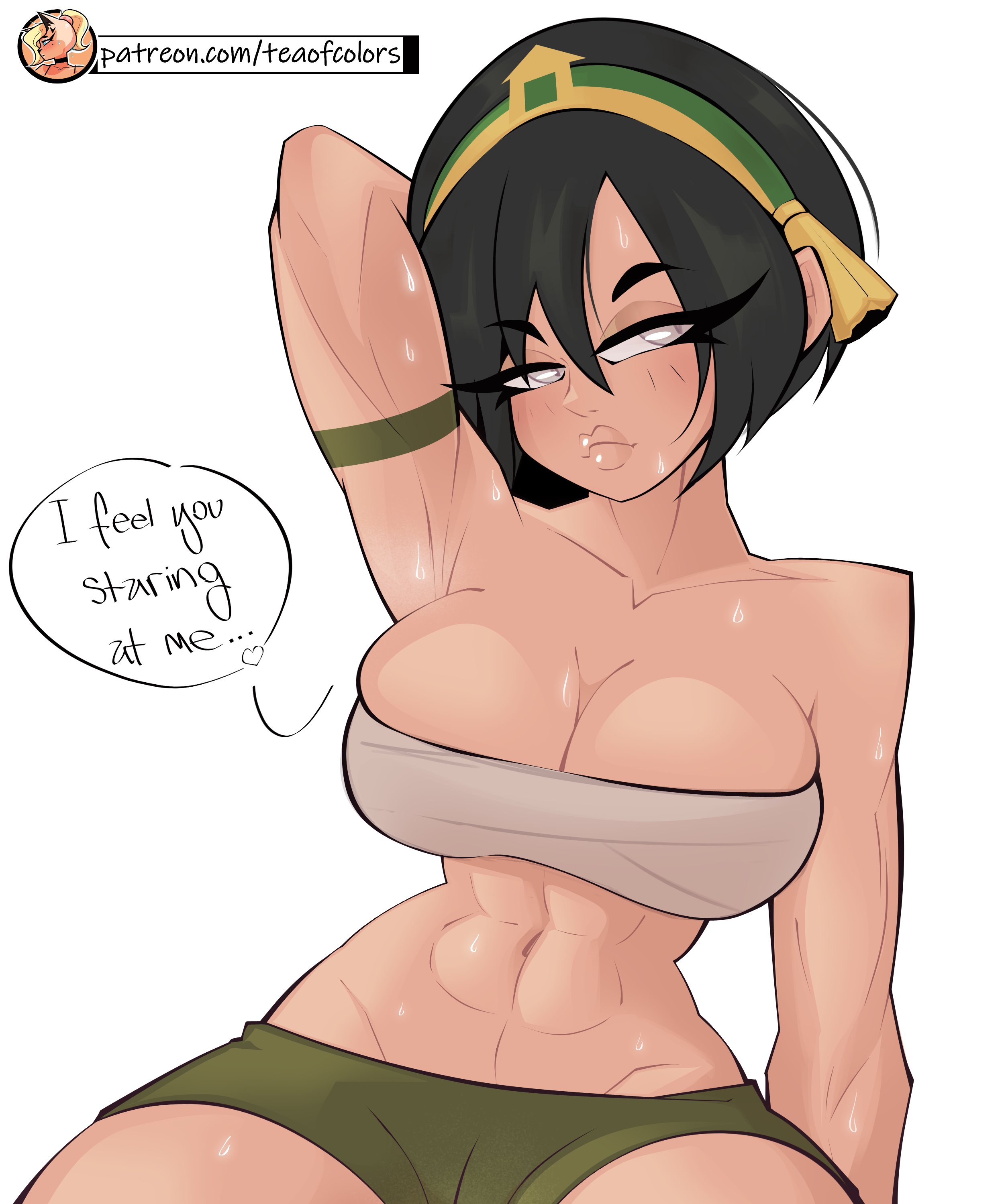 1girls, abs, avatar the last airbender, big boobs, big breasts, black hair, black hair female, blind, blind female, boobs, breasts, earth bender, earthbender, earthbending, female, female focus, female only, fit, fit female, large boobs, large breasts, light skin, light-skinned female, muscle, muscle mommy, muscles, muscular, muscular female, nickelodeon, nicktoons, solo, solo female, solo focus, teaofcolors, the legend of aang, thick thighs, thighs, toned, toned female, toph bei fong