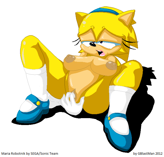 anthro beige_skin big_breasts breasts color female female_only fingering footwear front_view fur furry furry_ears gblastman hedgehog maria_robotnik maria_the_hedgehog masturbation nipples nude open_mouth penetration pointy_ears pussy shoes socks solo sonic_(series) spread_legs spreading vaginal_penetration white_background yellow_fur