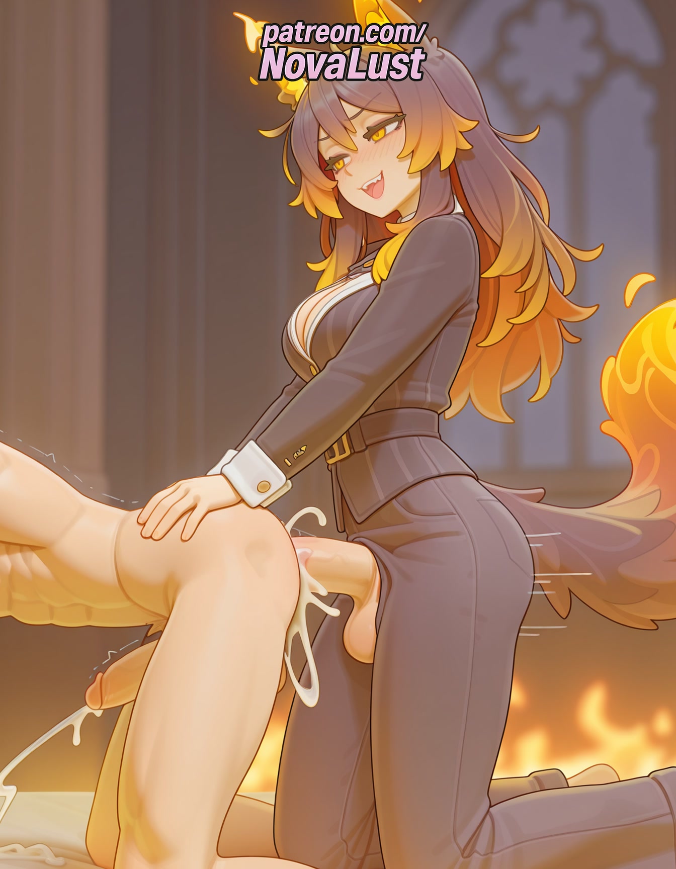 1boy, 1futa, 2025, ai generated, anal, artist name, balls, blush, cock, cum, cum in ass, cum while penetrated, dick, ejaculation, erection, futa on male, futa with male, futanari, handsfree ejaculation, hi res, high quality, high resolution, highres, intersex, large testicles, long hair, male, novalust, open mouth, orgasm, otoko no ko, patreon, patreon username, penis, projectile cum, sinder (vtuber), stable diffusion, tail, testicles, trembling, uncensored, virtual youtuber, watermark