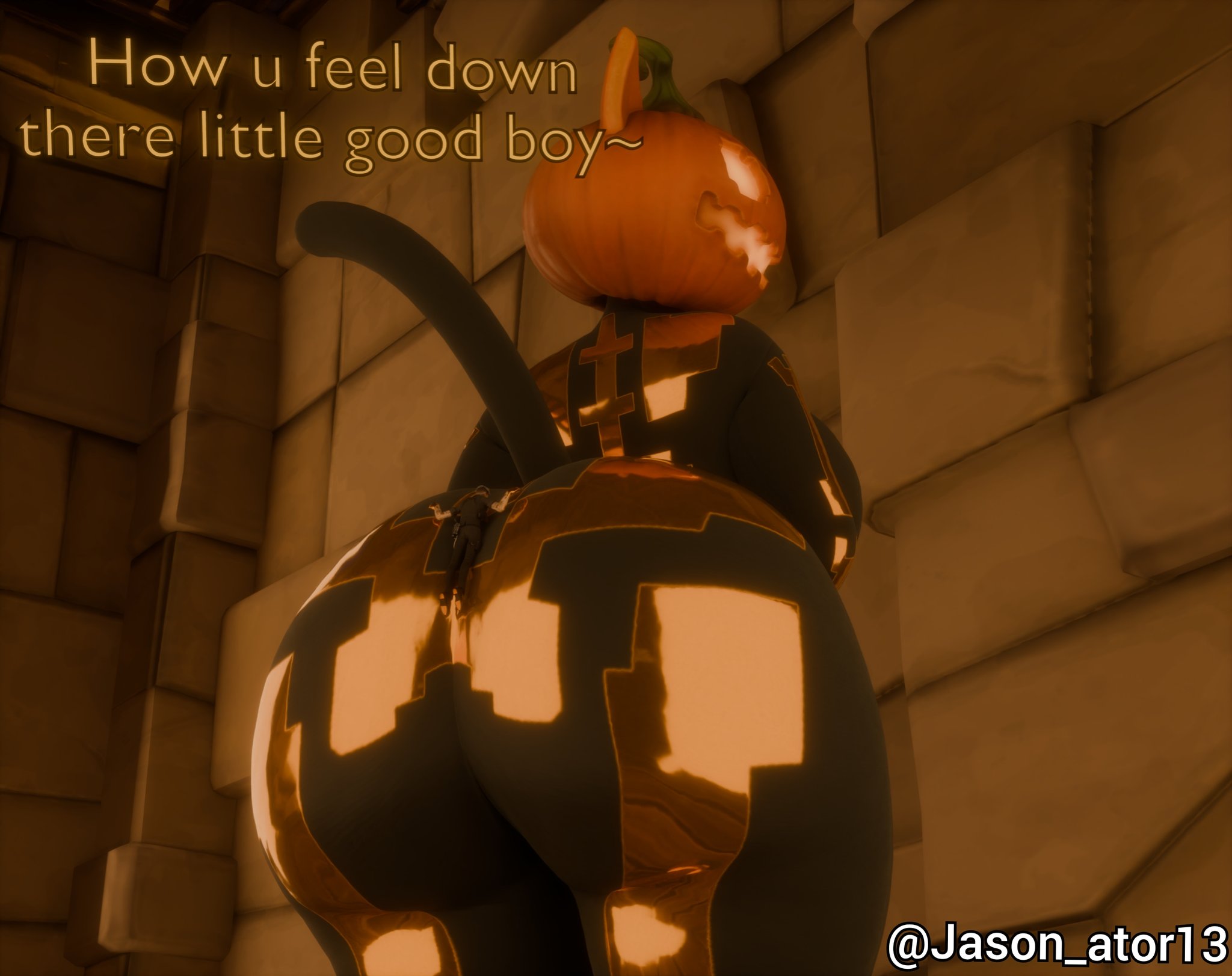 1boy, 1girls, ass, ass focus, behind view, big ass, big breasts, big butt, bigger female, breasts, butt focus, eager, female, female focus, flirting, flirting with viewer, fortnite, fortnite: battle royale, from behind, from behind position, huge ass, huge butt, interested, jason astor13, large boobs, large breasts, larger female, male, pov, solo, solo female, solo focus, spice (fortnite), talking to viewer