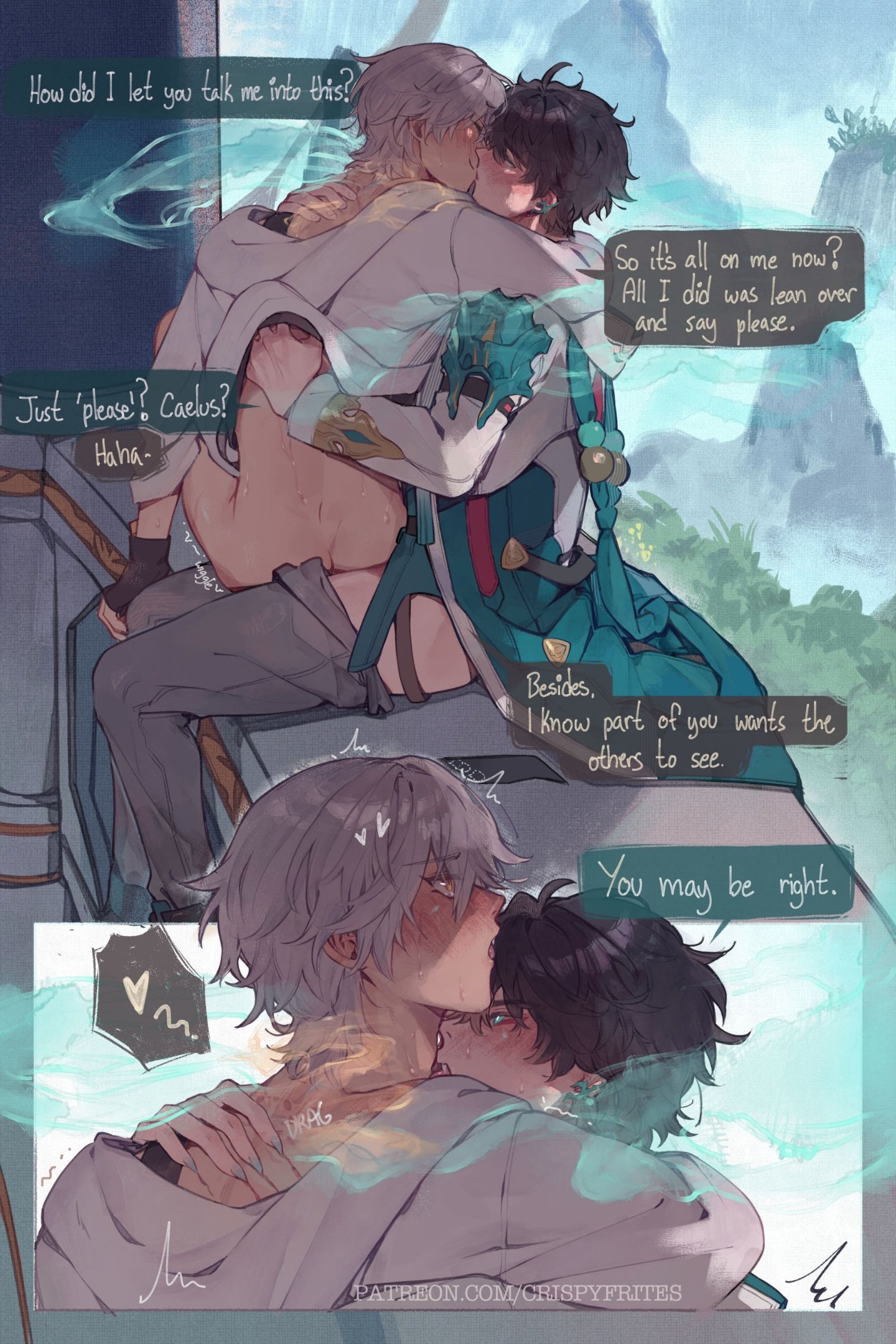 2boys, anal, caelus, crispyfrites, dan heng, dan heng (honkai: star rail), gay, honkai: star rail, hoyoverse, male, mihoyo, tagme, yaoi