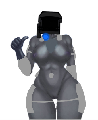 armor camera_head female plunger_cameraman_(skibidi_toilet) plunger_camerawoman robot skibidi_toilet skibidi_toilet_zombie_universe thumbs_up traced