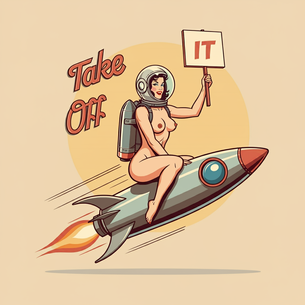 1950s ai_generated logo pinup_girl retro retro-futurism retro_artstyle vintage