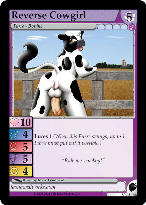 1girls anthro ass back_view black_border bovine breasts card cattle color day edit erection farm fence full-package_futanari furoticon furry futanari intersex inviting open_mouth outdoors penis photo_background pussy sky solo tail testicles text